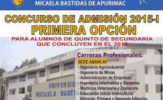 La UNAMBA viene convocando para el examen de primera opción 2015 para el 20 de diciembre 2015. Unamba, examen de admisión primera opción 2015
