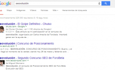 Concurso posicionamiento de sevolución Seovolución, Concurso SEO de Forobeta