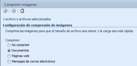 Comprimir fotos para enviar por correo