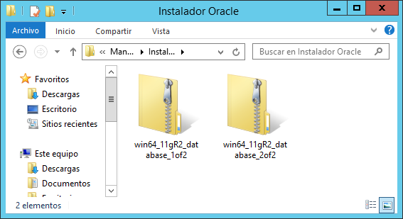 Instalador de Oracle 11g