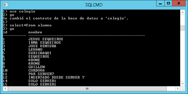 SQLCMD de Sql Server SQLCMD de Sql Server
